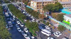 ۲ بزرگراه حکیم و همت با ترافیک پرحجم و سنگین همراه است