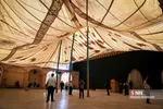 برافراشتن خیمه عزاداری محرم