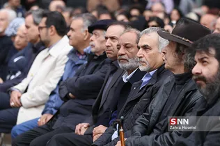 مراسم تشییع مرحوم «جمشید مشایخی»