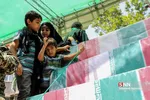 مراسم تشییع پیکر مطهر ۱۵۰ شهید دفاع مقدس در تهران