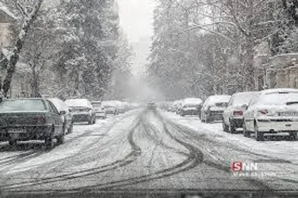 بارش برف، وزش باد شدید و کولاک در تهران