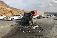 تصادف دو خودرو در جاده چالوس ۶ مصدوم بر جای گذاشت