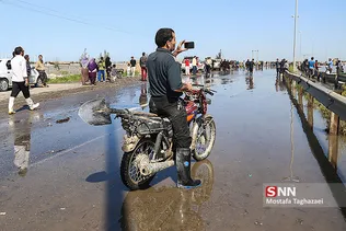 جاری شدن سیل در  استان گلستان