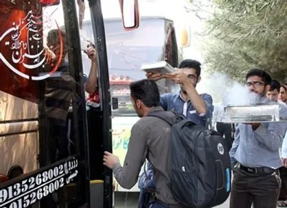 ۴۱ فعال جهادی دانشگاه&zwnj;های کرمان به کربلا اعزام شدند