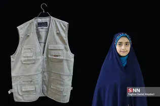 رضوانه باغبانی، دختر 9 ساله شهید مدافع حرم هادی باغبانی