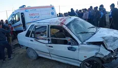 تصادف شدید دو پراید در محور قدمگاه شادگان ۹ مصدوم برجا گذاشت
