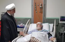 رئیس جمهور روحانی از حجت‌الاسلام شهیدی عیادت کرد
