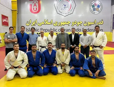 بازدید سرپرست کاروان ایران در بازی‌های پاراآسیایی ناگویا از تمرینات تیم ملی پاراجودو