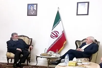 دبیر کل جنبش جهاد اسلامی فلسطین با ظریف دیدار کرد