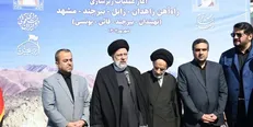 رئیس جمهور: راه‌آهن زاهدان - بیرجند - مشهد از مهم‌ترین مسیر‌های ریلی کشور است