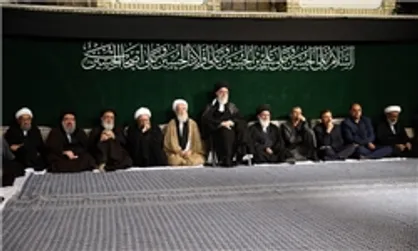 اولین شب عزاداری در حسینیه امام&zwnj;خمینی(ره) با حضور رهبر معظم انقلاب برگزار شد