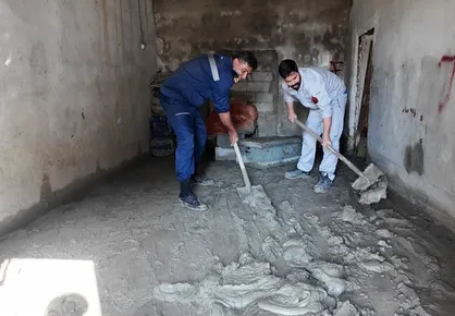 امدادرسانی نیروی دریایی ارتش به سیل&zwnj;زدگان بندر جاسک