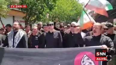 حضور احمد دنیامالی وزیر ورزش در مراسم تشییع رهبر شهید انقلاب + فیلم
