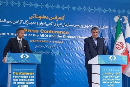 گروسی: توافق خوب پیش&zwnj;رو به احیای برجام کمک خواهد کرد / اسلامی: ابهامات غنی سازی ۸۴ درصد حل و فصل شد + فیلم