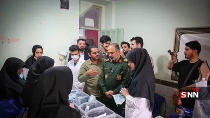 ارائه خدمات جهادی در مناطق مرزی خوزستان توسط بسیجیان سپاه قم+فیلم