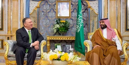 اولین سفر وزیر خارجه آمریکا به عربستان بعد از حمله به آرامکو