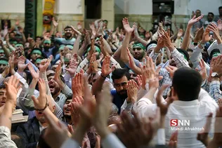 جشن میلاد امام حسن مجتبی در مسجد ارک