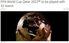 برگزاری جام جهانی ۲۰۲۲ قطر با حضور ۳۲ تیم