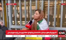 افتخار می‌کنم در کشوری هستم که رهبرش آیت الله خامنه‌ای است + فیلم
