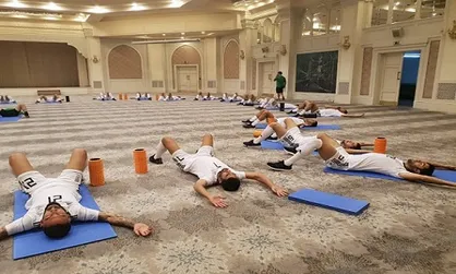 تمرین ریکاوری ملی پوشان پیش از دیدار برابر ازبکستان+ تصاویر