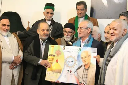 تقدیر از دو شاعر آیینی در خانه مداحان+عکس