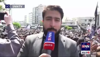 تشییع شهید جمهور در سیل جمعیت مردم
