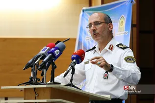 مراسم تکریم و معارفه رئیس پلیس راهور تهران بزرگ