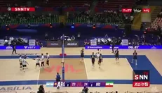 پایان ست اول دیدار ایران برابر آرژانتین در لیگ ملت‌های والیبال ۲۰۲۶ / ایران ۱ - ۰ آرژانتین