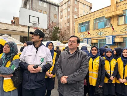 مانور سراسری گروه&zwnj;های مردمی دوام در مناطق ۲۲ گانه تهران برگزار شد