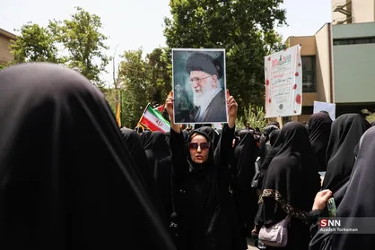 دسته عزاداری مردمی - دانشجویی ظهر تاسوعا در حمایت از ولی امر مسلمین جهان