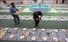 سفره ۵ کیلومتری همزمان با میلاد امام حسن(ع) در آق‌قلا گسترده می‌شود