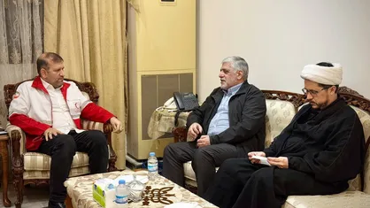 دیدار هیات هلال&zwnj;احمر کشورمان با سرپرست سفارت ایران در بیروت/ بررسی راه&zwnj;های انتقال سریع کمک&zwnj;های مردم ایران به لبنان