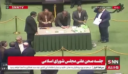 شمارش آرای نمایندگان برای انتخاب رئیس مجلس