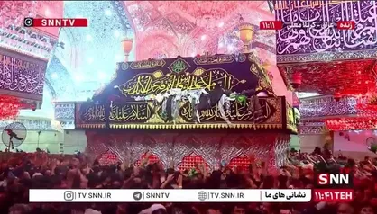ضریح امام حسین (ع) در آغوش میلیون&zwnj;ها زائر در روز اربعین