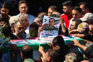 تشییع پیکر مطهر شهید سرتیپ دوم «محمود ملاجباری» در تبریز