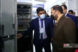 بازدید وزیر ارتباطات از نمایشگاه تلکام ۱۴۰۰