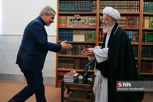 دیدارمحمد باقر نوبخت با علما و مراجع عظام تقلید در قم
