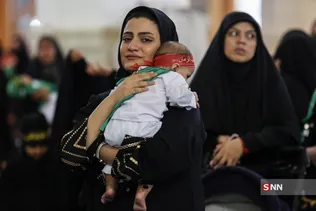 مراسم شیرخوارگان حسینی در حرم حضرت معصومه (س)
