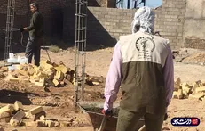 دانشجویان جهادگر قائنی یک باب منزل در روستای اسفشاد احداث کردند