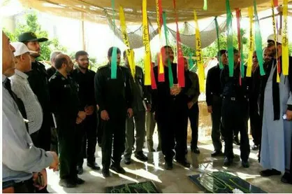قبور مطهر شهدای گمنام دانشگاه کازرون گلباران و عطرافشانی شد