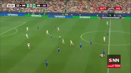سوپر گل مارتین باتورینا به انگلیس در دقیقه ۳۶/ انگلیس ۱ - ۱ کرواسی