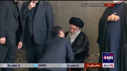 ابراز ارادت و گفتگوی میثم مطیعی با رهبر انقلاب