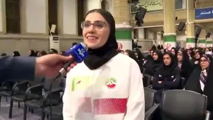 بیشترین موضوعی که من را خوشحال میکند این است که مدال من میتواند جرقه&zwnj;ای در ذهن دختران ایران باشد که ما میتوانیم