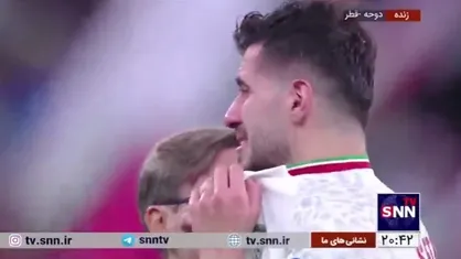 اشک و حسرت بازیکنان تیم ملی ایران پس از باخت به قطر