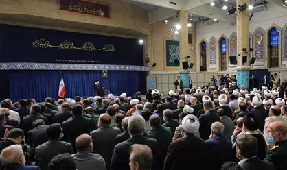 جمعی از مسئولان و کارگزاران نظام با رهبر معظم انقلاب اسلامی دیدار کردند