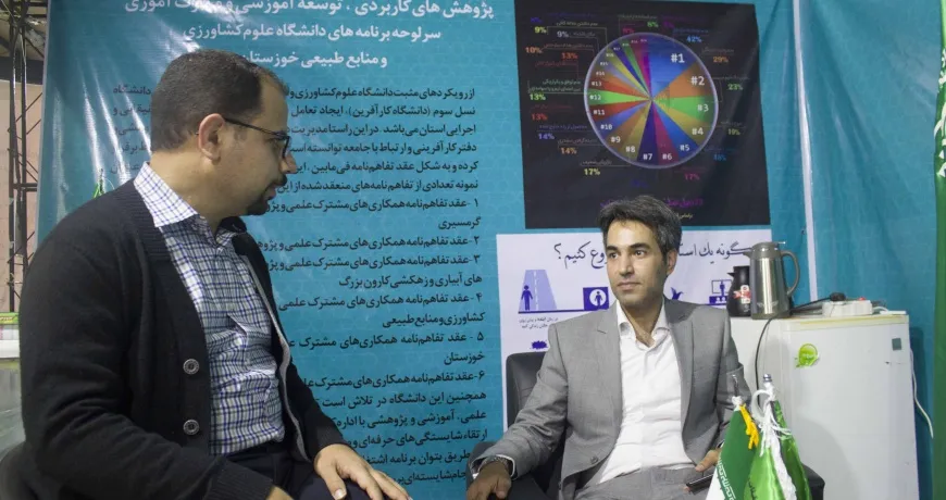 نمایشگاه دستاوردهای پژوهش و فناوری و ششمین فن بازار استان خوزستان