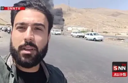 حریق انبار نفت شهران کنترل شده است / آتش نشانان در حال لکه گیری هستند + فیلم