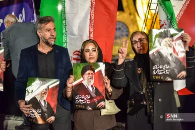 اجتماع خونخواهی شهادت رهبر انقلاب در شیراز