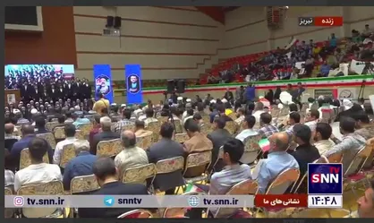 تصاویری از اجتماع هواداران علیرضا زاکانی، نامزد انتخابات ریاست جمهوری در تبریز