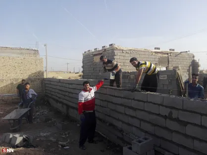 اردوی جهادی دانشگاه سما در حاشیه خرمشهر در حال برگزاری است